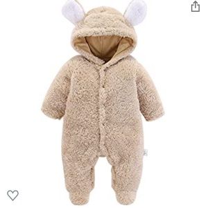 Baby teddy bear jumpsuit